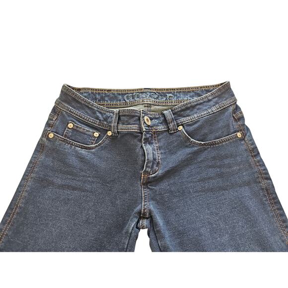 Vintage Guess Capri Pants Womens 29 Y2K Mid Low Rise Blue Wash Denim - Picture 5 of 9